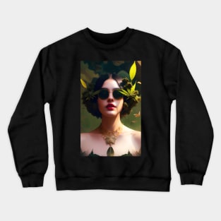 Abstract Rastafari Princess Crewneck Sweatshirt